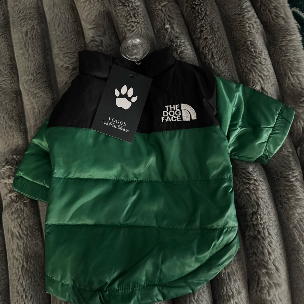 Green & Black Dog Jacket